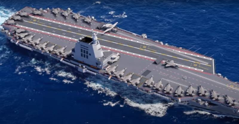 Американские аналитики считают, что авианосец атомного типа ВМС Китая может поставить под сомнение американское доминирование в Мировом океане