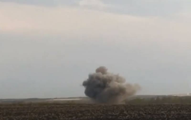 Белгородский губернатор опубликовал кадры уничтожения обнаруженной сегодня авиабомбы