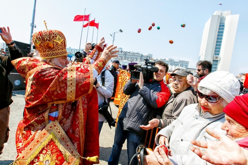 Крестный ход и раздача пасхальных яиц: во Владивостоке 16 апреля отпразднуют Пасху
