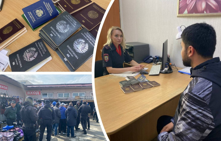 В Челябинской области во время полицейских рейдов задержали 400 мигрантов