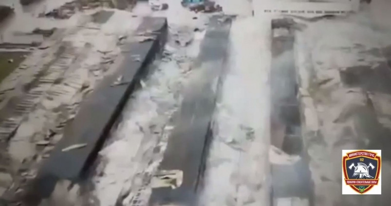 Жуткие кадры: видео с последствиями техногенного пожара на 12 тысяч квадратов