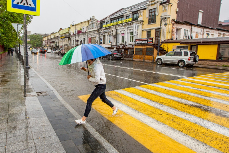 Большую часть недели в Приморье будут идти дожди