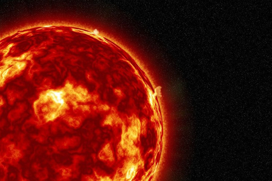 Бурное активное солнце могло дать толчок жизни на Земле