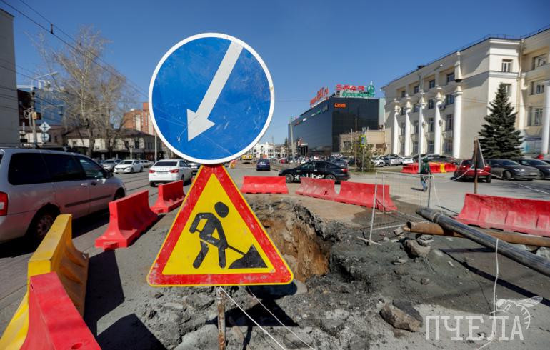 На проспекте Ленина до 22 июня ограничат движение