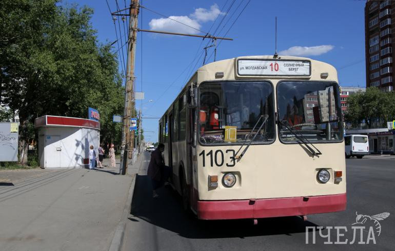На выходных в Челябинске изменится маршрут четырёх троллейбусов