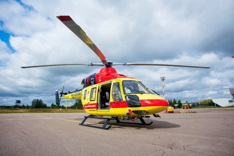 Ребенка с ожогами 65% тела доставили бортом санавиации из Пскова в Санкт-Петербург