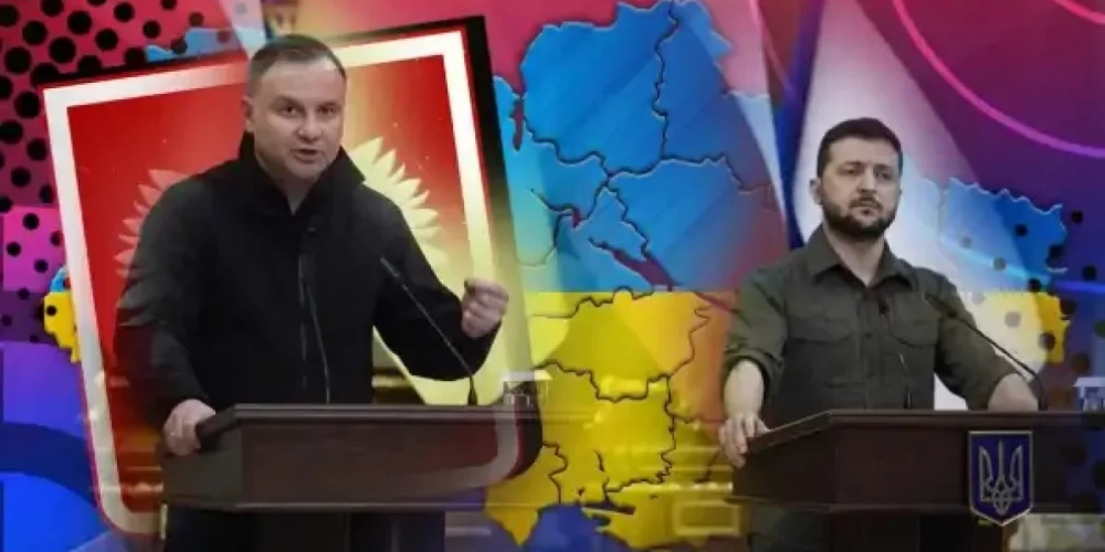 360Kuai показало карту украинских территорий, которые Зеленский пообещал передать Польше