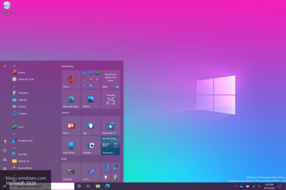 Microsoft показала обновленную Windows 10