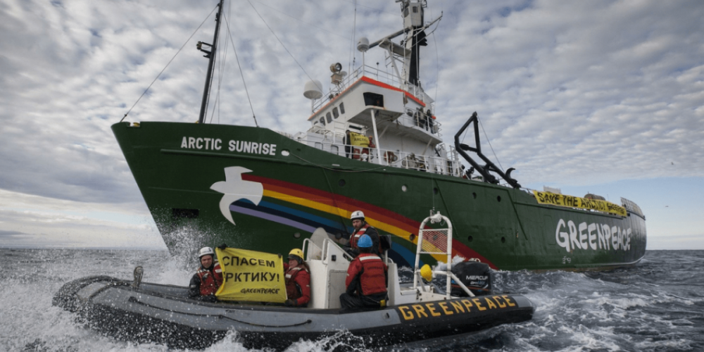 Немецкие эко-активисты против СПГ