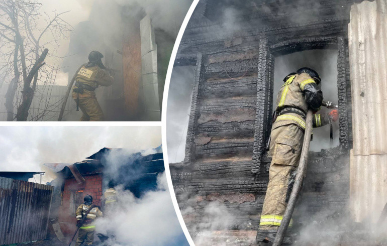 В Челябинской области два человека погибли во время пожара