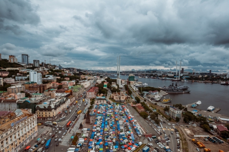 Дождь с грозой пройдет сегодня во второй половине дня во Владивостоке