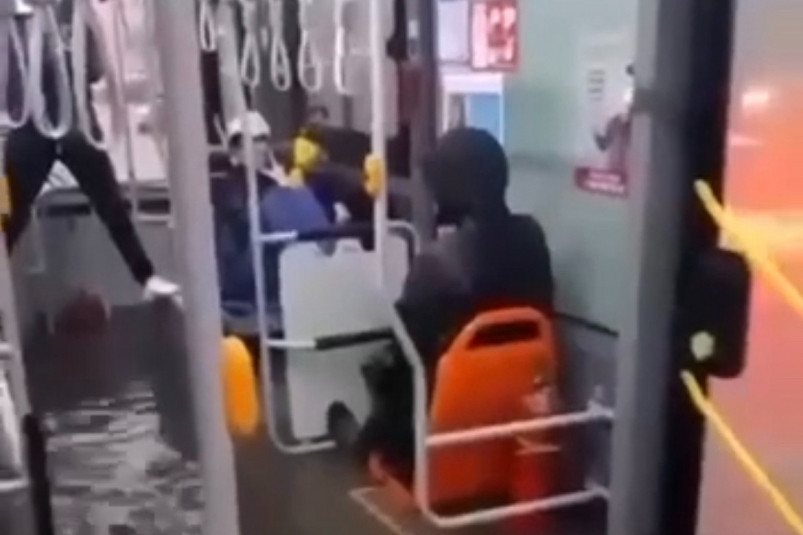 Кадры затопленного салона автобуса во Владивостоке вызвали ажиотаж в Сети