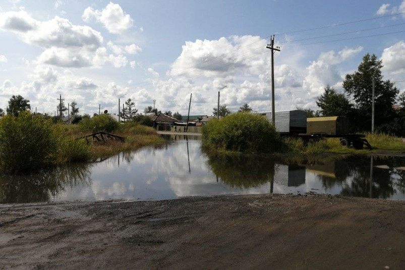 Один населенный пункт оказался отрезан от сообщения в Приморье после прошедших ливней