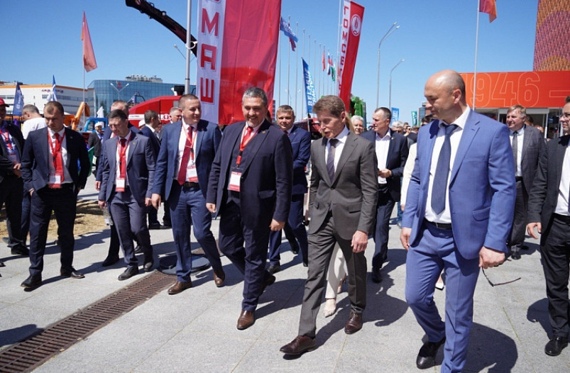 Олег Кожемяко в рамках рабочего визита в Белоруссию посетил “Большой Камень”