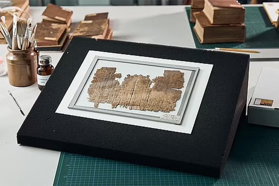 В австрийской библиотеке обнаружен фрагмент самой древней книги в мире