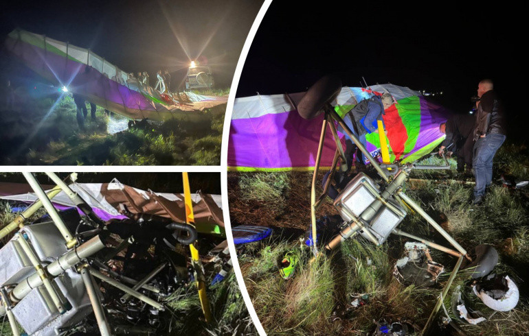 В Челябинской области при падении мотодельтаплана погибли два человека