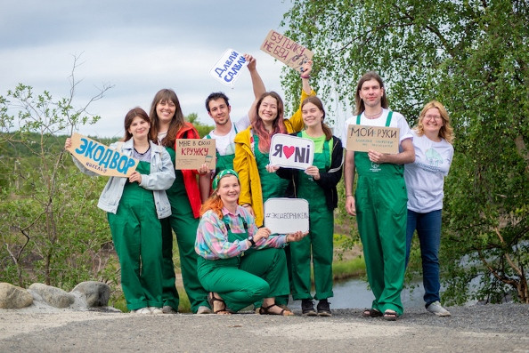 Город Никель в Мурманской области стал чище с помощью Волонтёрского кампуса - Новая общественная газета
