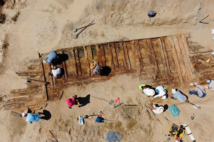 12-метровый римский корабль, обнаруженный в сербской шахте, оказался частью древнего речного флота