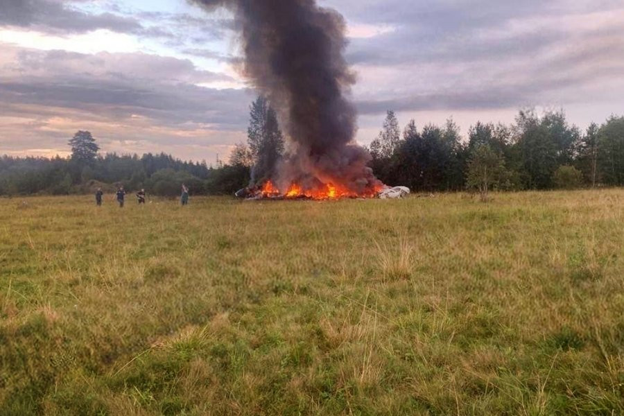 «Al Jazeera»: На месте падения бизнес-джета в Тверской области нашли телефон Пригожина