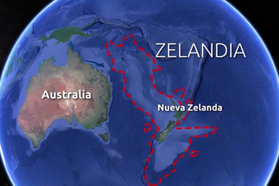 Географы создали карту затонувшего континента Зеландия