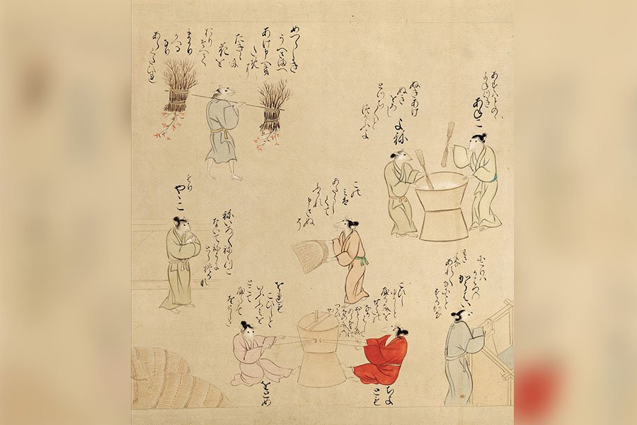 Свиток с изображением крысиного свадебного банкета дает важное представление о кулинарии в средневековой Японии
