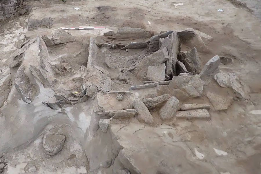 В Норвегии обнаружена большая нетронутая 4000-летняя каменная могила