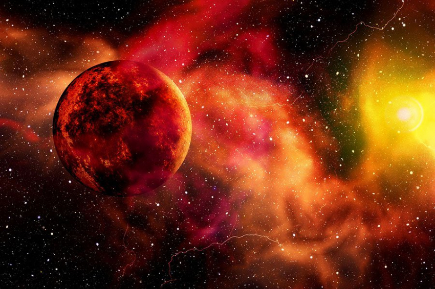 Ближайшая молодая планета размером с Землю наполовину состоит из лавы и адского металла