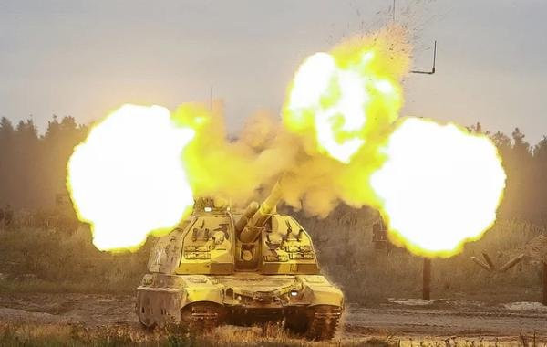 Обновлённая карта боевых действий на Украине по данным на 12:00 мск сегодня, 16.02.2024