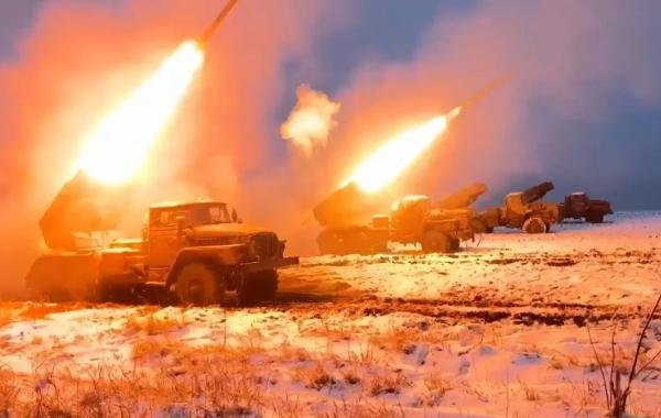 Обновлённая карта боевых действий на Украине по данным на 12:00 мск сегодня, 28.02.2024