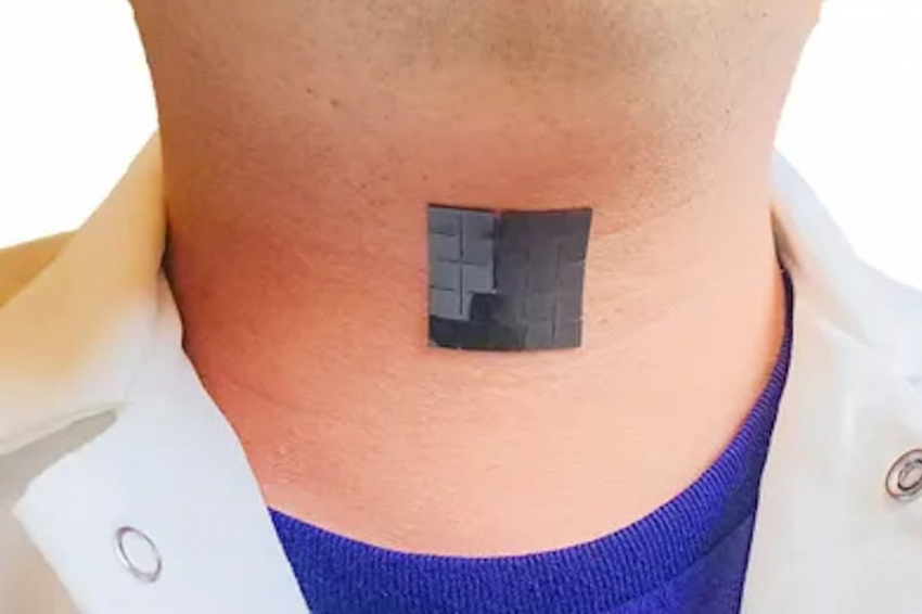 Пластырь на шее преобразует мышечные движения в речь без голосовых связок