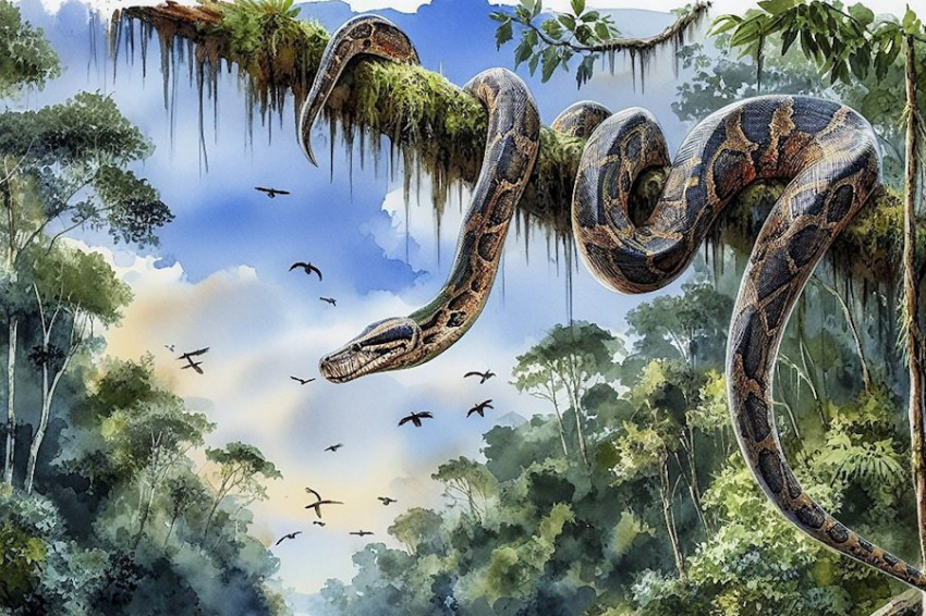 Scientific Reports: в Индии найдена гигантская древняя змея