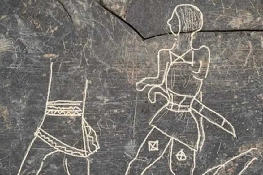 В Испании обнаружена сланцевая доска VI века с батальными сценами