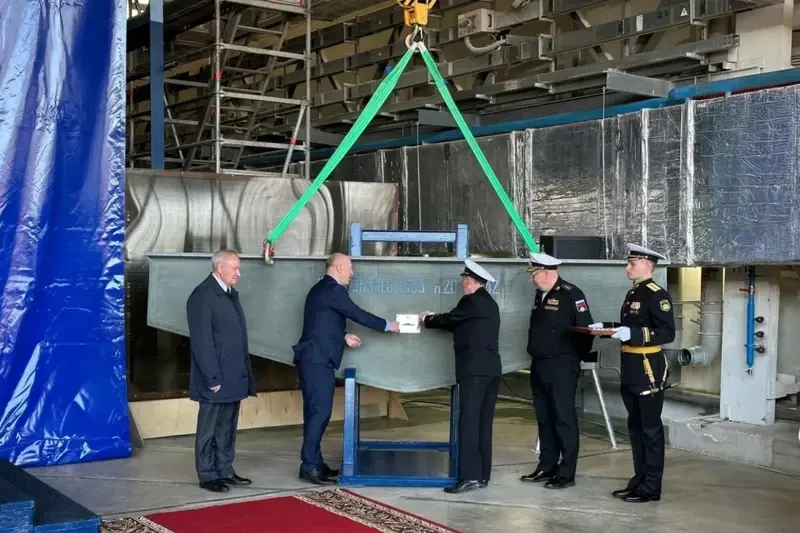 На Средне-Невском ССЗ заложили четырнадцатый корабль противоминной обороны проекта 12700 «Александрит»