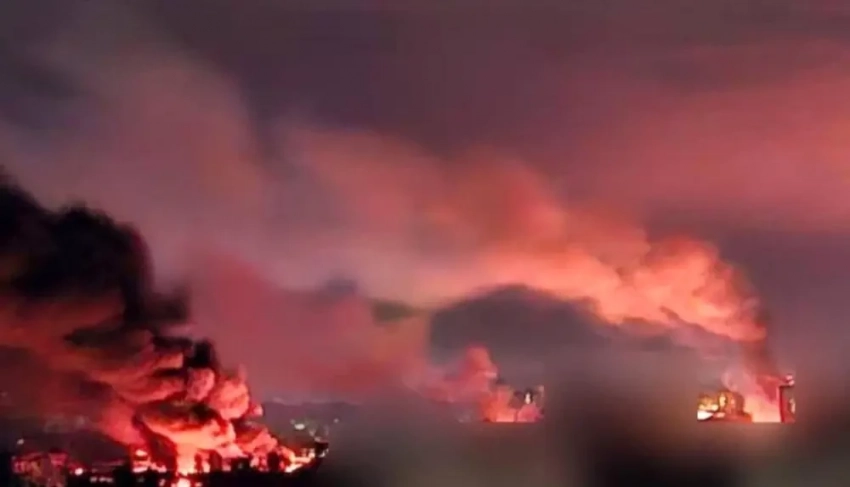 Спутниковые снимки NASA показывают результаты ночных ударов ВС РФ по заводу «Антонов» в Киеве