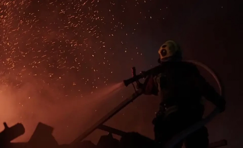 В Виннице загорелось здание местного ТЦК