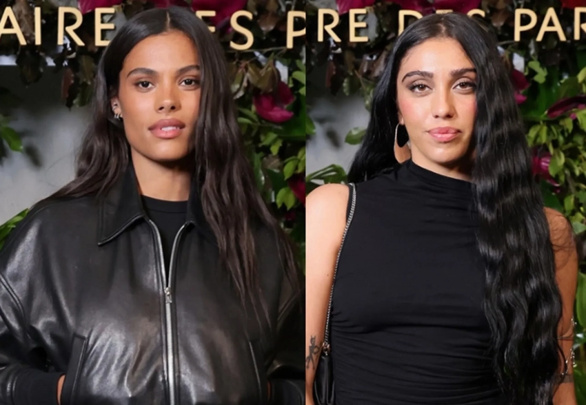 Бывшая девушка Венсана Касселя Тина Кунаки, дочери Мадонны и Джуда Лоу на ужине Yves Saint Laurent в Париже