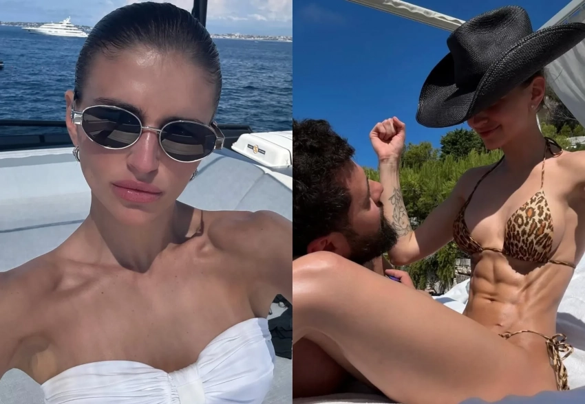 Анастасия Миронова отметила день рождения с рэпером Navai на яхте