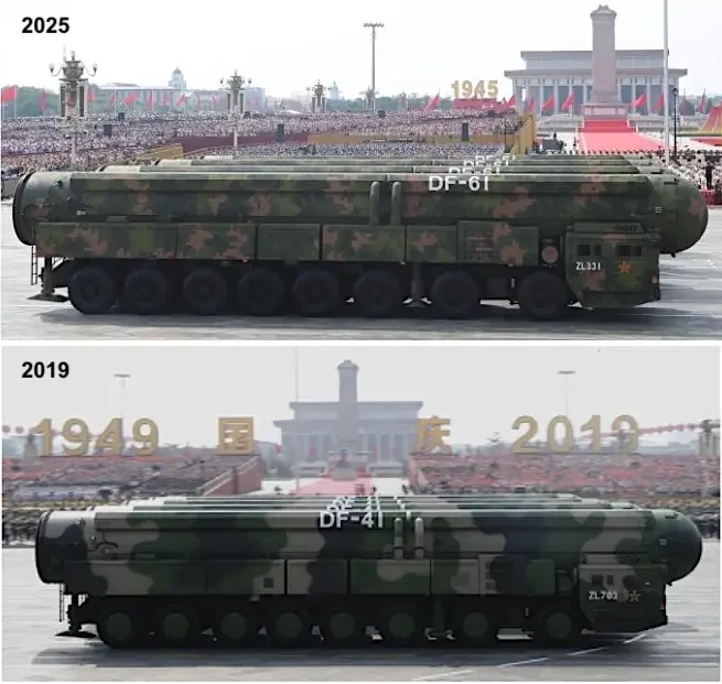 Новое ядерное оружие на параде Победы в Китае в 2025 году