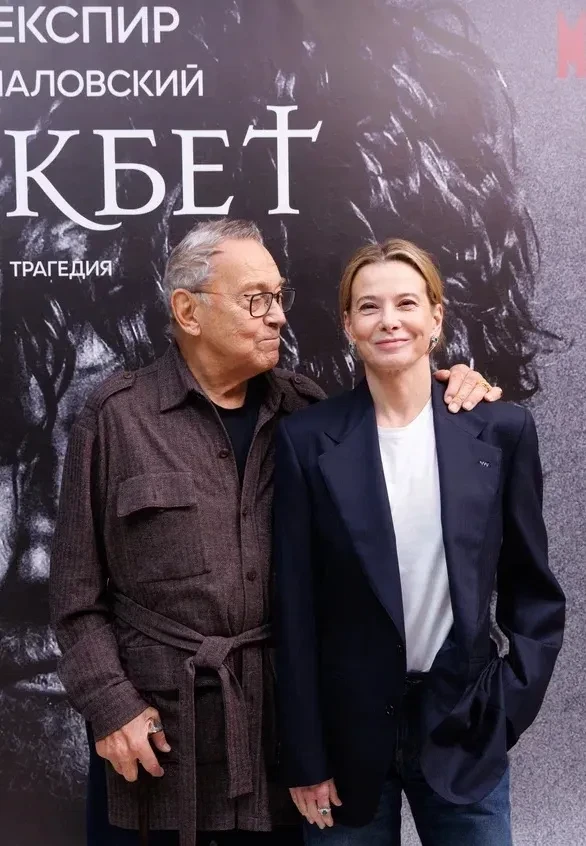 Редкий выход: Юлия Высоцкая и Андрей Кончаловский вместе появились на публике