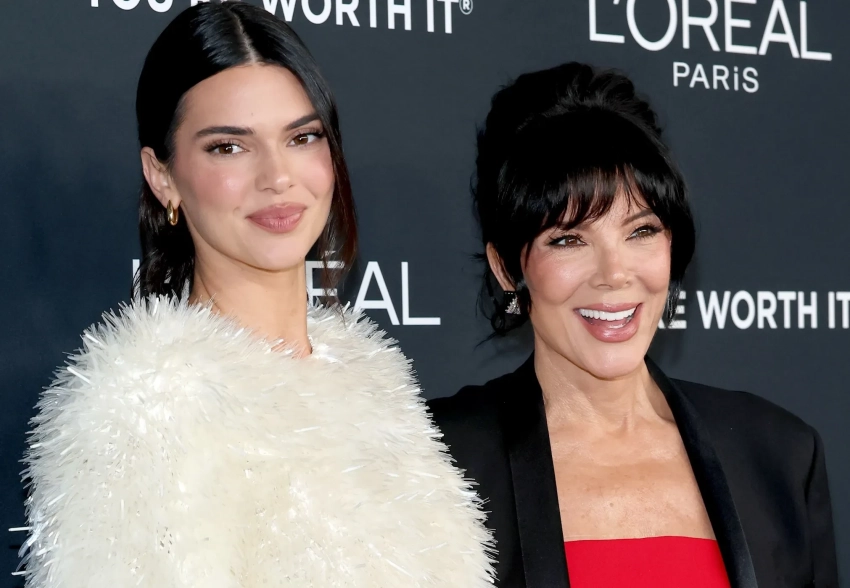 Кендалл и Крис Дженнер, Хайди Клум, Хелен Миррен и Джиллиан Андерсон на гала-вечере L'Oreal Paris