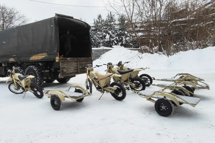 Новая партия электромотоциклов Иж-Эндуро передана военным в зоне СВО