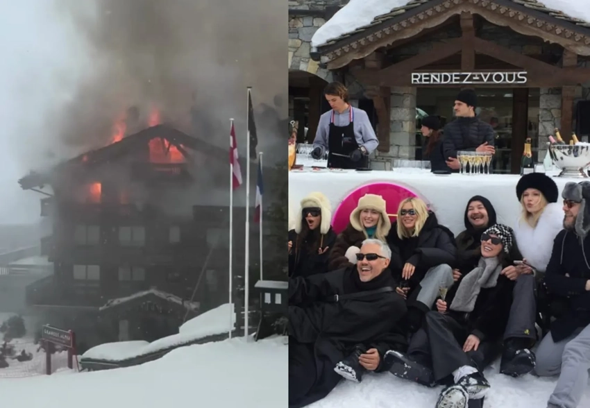 В Куршевеле сгорел отель с бутиком "Рандеву", где прошла скандальная вечеринка с российскими звёздами