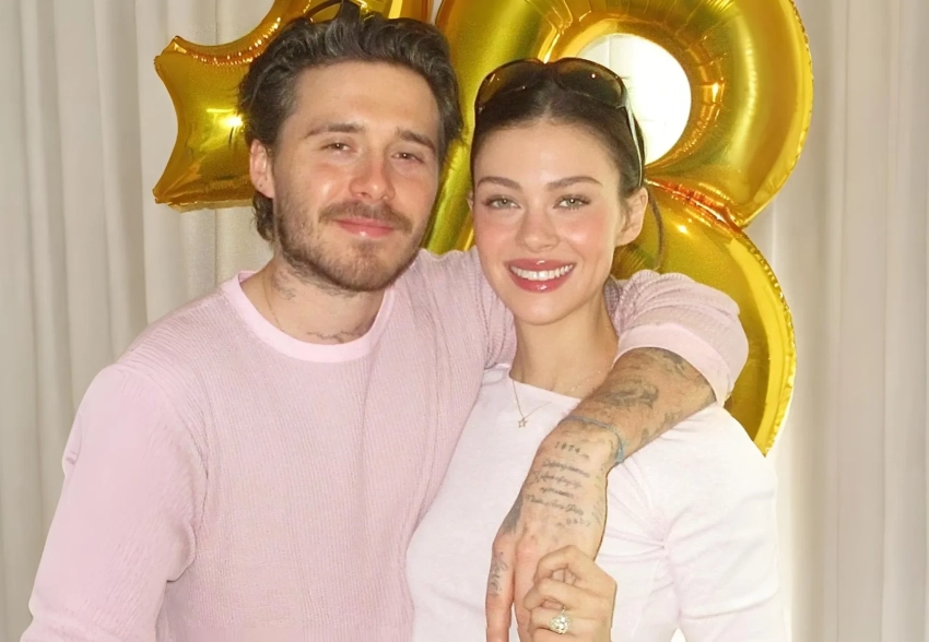 "Нравится быть твоей женой". Невестка Виктории Бекхэм Никола Пельтц публично поздравила её сына Бруклина с днём рождения на фоне семейного конфликта