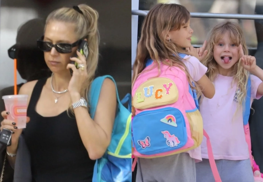 Корчили рожицы: в сети вирусятся новые фото Анны Курниковой с дочерьми от Энрике Иглесиаса